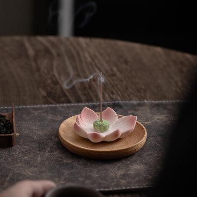 Ceramic Incense Burner Stick Holder Meditation Zen Incense Burner Lotus Censer  Spiritual Gifts