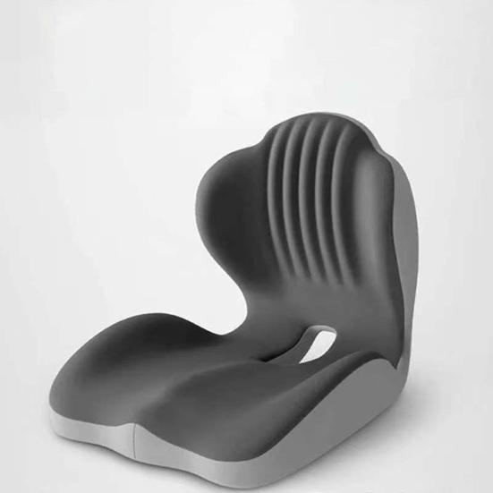 Cuscino Ergonomico per Seduta con Supporto Lombare, Cuscino Traspirante per Sedia da Ufficio per Schiena e Glutei, Cuscino per Seduta in Schiuma Viscoelastica ad Alta Densità per Auto Casa