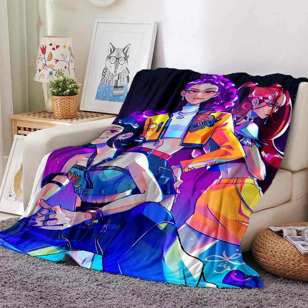1Pc Fantasy Heroes Unite Blanket For Couch Bed Plush Cozy Fuzzy Blanket Super Soft Warm Blankets For Fall And Winter 0918200