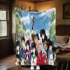 Inuyasha Plush Blanket Soft Comfortable All Seasons blanket Sofa Office Naps blanket Outdoor Travel throw Perfect Gift