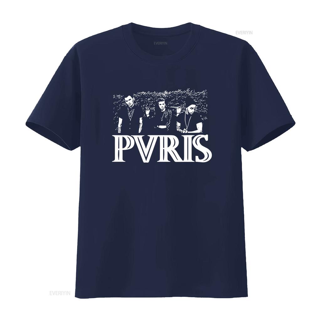Pvris Photo Official T Shirt For Band Design Cool Style vintage Washed Stretched Slightly Soft Stylish Unisex Versatile
