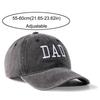 Retro DAD MOM Embroidery Baseball Cap Washed Cotton Adjustable Couple Cap Baseball Hats For Man Women