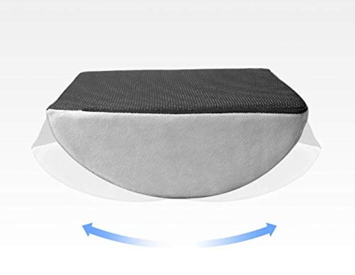 Foot Memory Foot for Living Room Footrest, Pillow, Foam, Semi-Circular, Cushion, Car, Shinkansen, Airplane, Travel, Office,