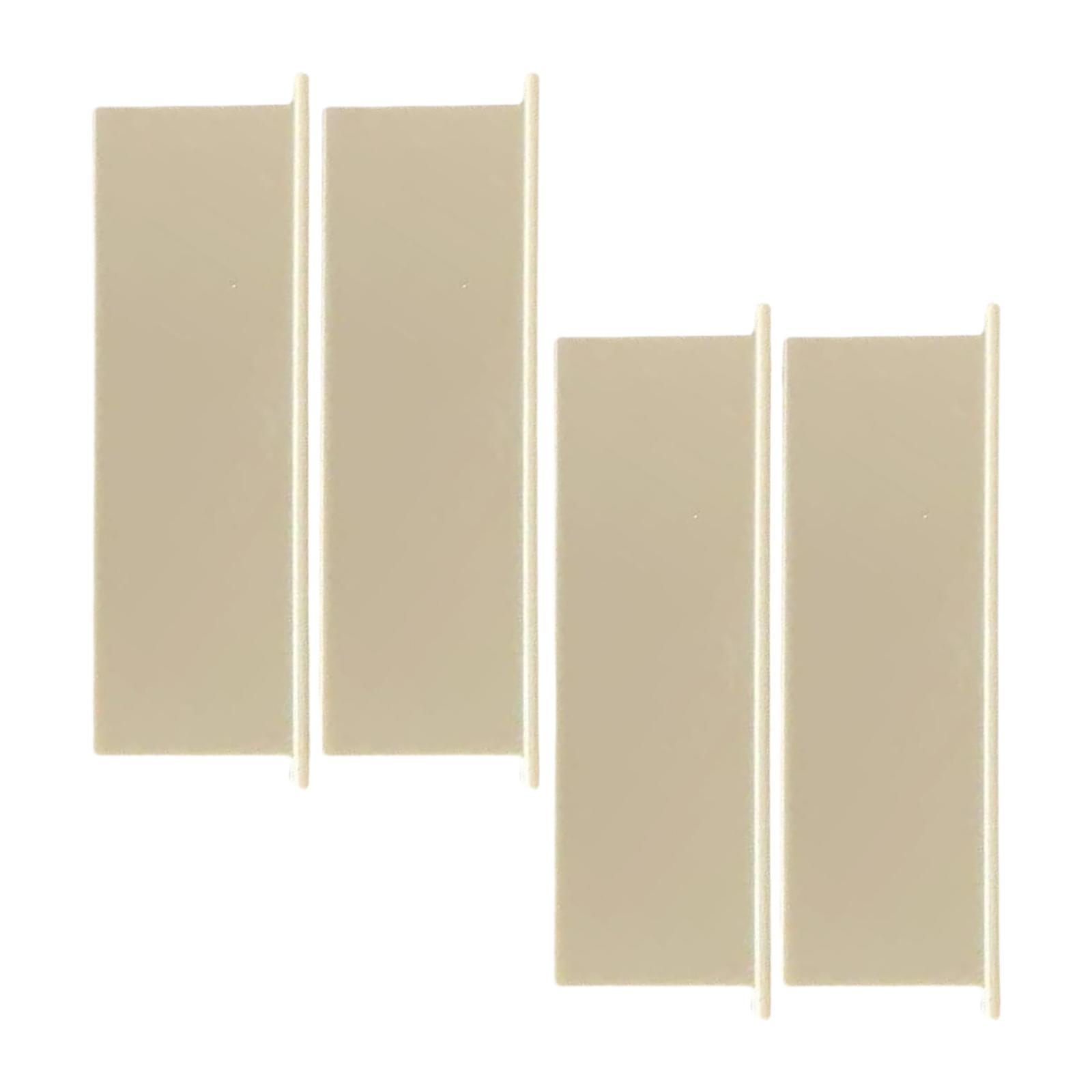 

4 Pieces Dryer Air Exhaust Vent Cover Panel Dustproof Outdoor Indoor Heavy Duty Maintenance Dryer Vent Cover Flaps Professional бежевий