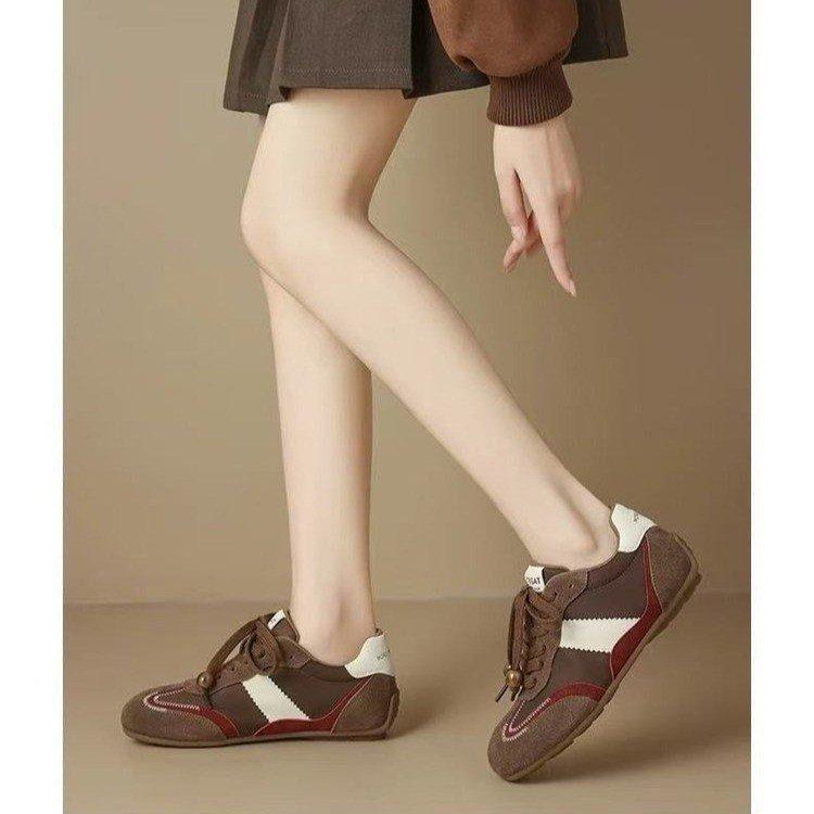 Keep version~ Height-increasing retro German training shoes women's 2025 new dune wind sports Forrest Gump shoes casual shoes