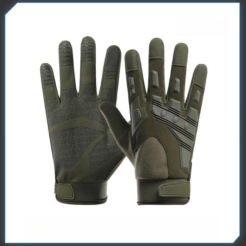 Non-slip and Wear-resistant Gloves Men's Long Fingers Breathable Riding Thin Touch Screen Summer Outdoor Protection Training