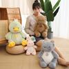 Soft Cute Plush Toys Bunny Cats Dog Duck  Bear Animal Pillow Stuffed Baby Sleep Doll Girls Lovely Decor Gift
