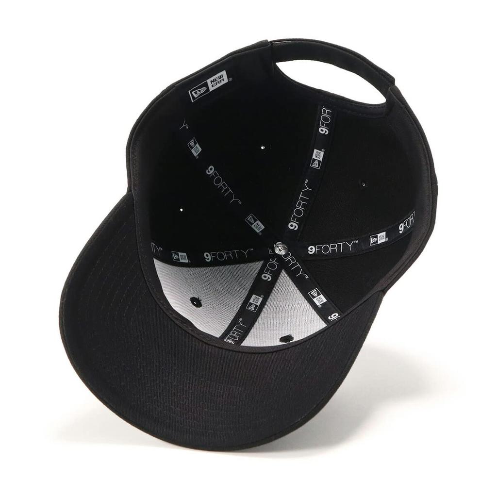 [New Era] Cap 9FORTY Wordmark Logo Black