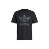 Classic Monogram Graphic Tee Black/Grey Five Men Streetwear IS0176