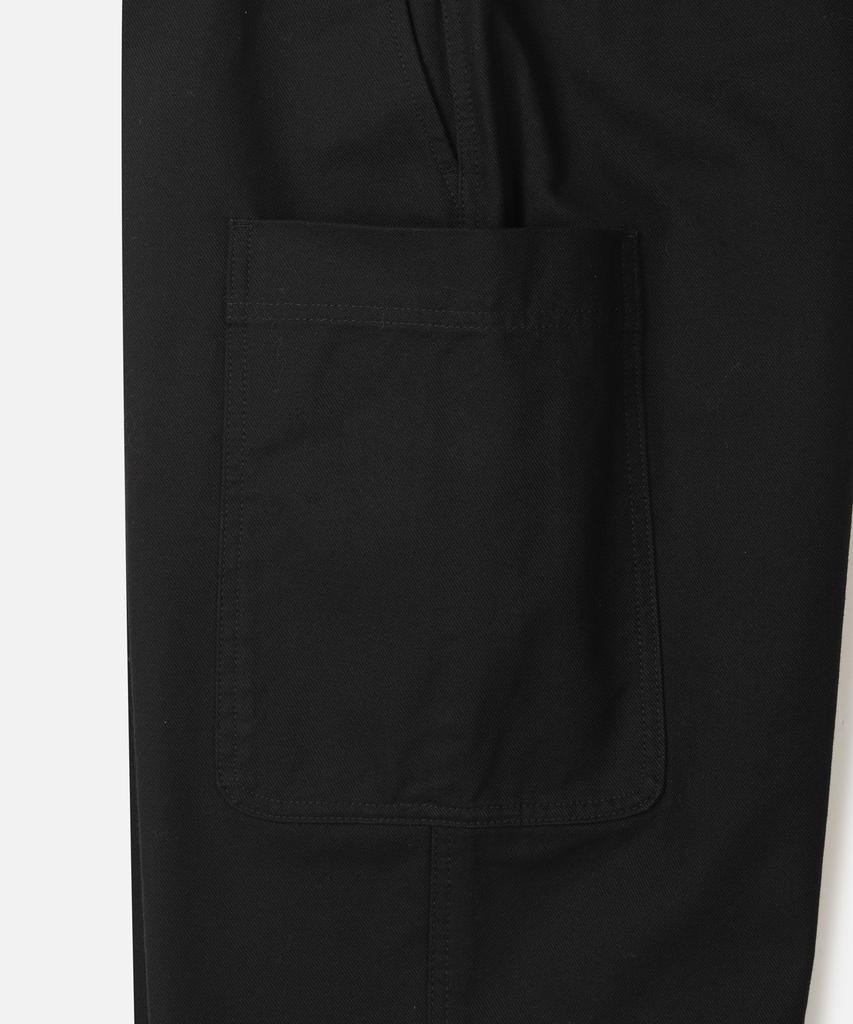 247Silijeu [247 X Vana] Half-Set Cotton Surge Pocket Pants Black