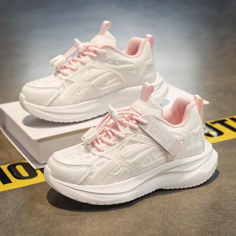 Scarpe Sportive da Bambina in Rete Traspirante a Marchio Domestico Co-branded - Collezione Primavera/Estate 2025
