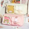 Cute Multi-pocket Pencil Case Large-capacity Portable Pen Bag Stationery Storage Bag Gift