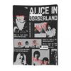 Alice In Borderland  Chishiya Blankets Soft Warm Flannel Throw Blanket Bedding for Bed Living room Picnic Travel Home Couch
