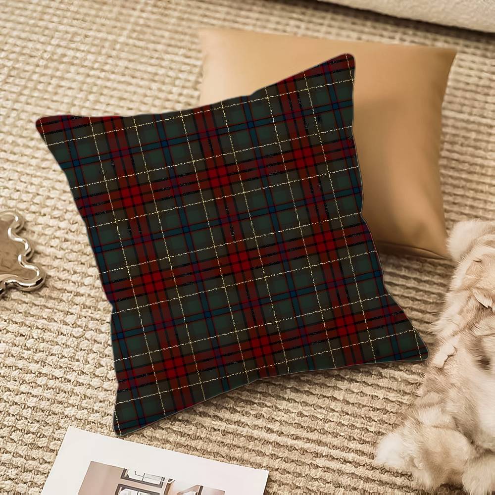 Weihnachts-Spezial Kissenbezug Seidig Kurzer Plüsch Mit Unsichtbarem Reißverschluss Staubdicht Sofa Kissenbezug