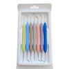 1/7Pcs Dental Double Silicone Handle Resin Filler Spatulas Composite Filling Surgical Instrument Dentist Tools