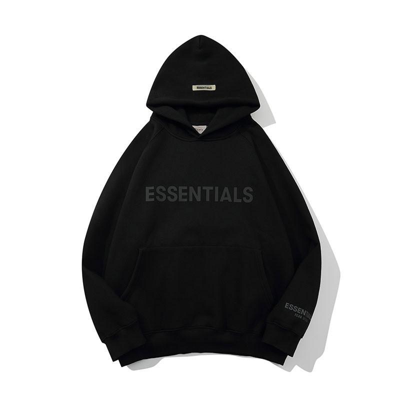 Męska Oversize Bluza z Kapturem z Nadrukiem Litery Flockowane Codzienna Streetwear 2025 Bawełniany Pulower
