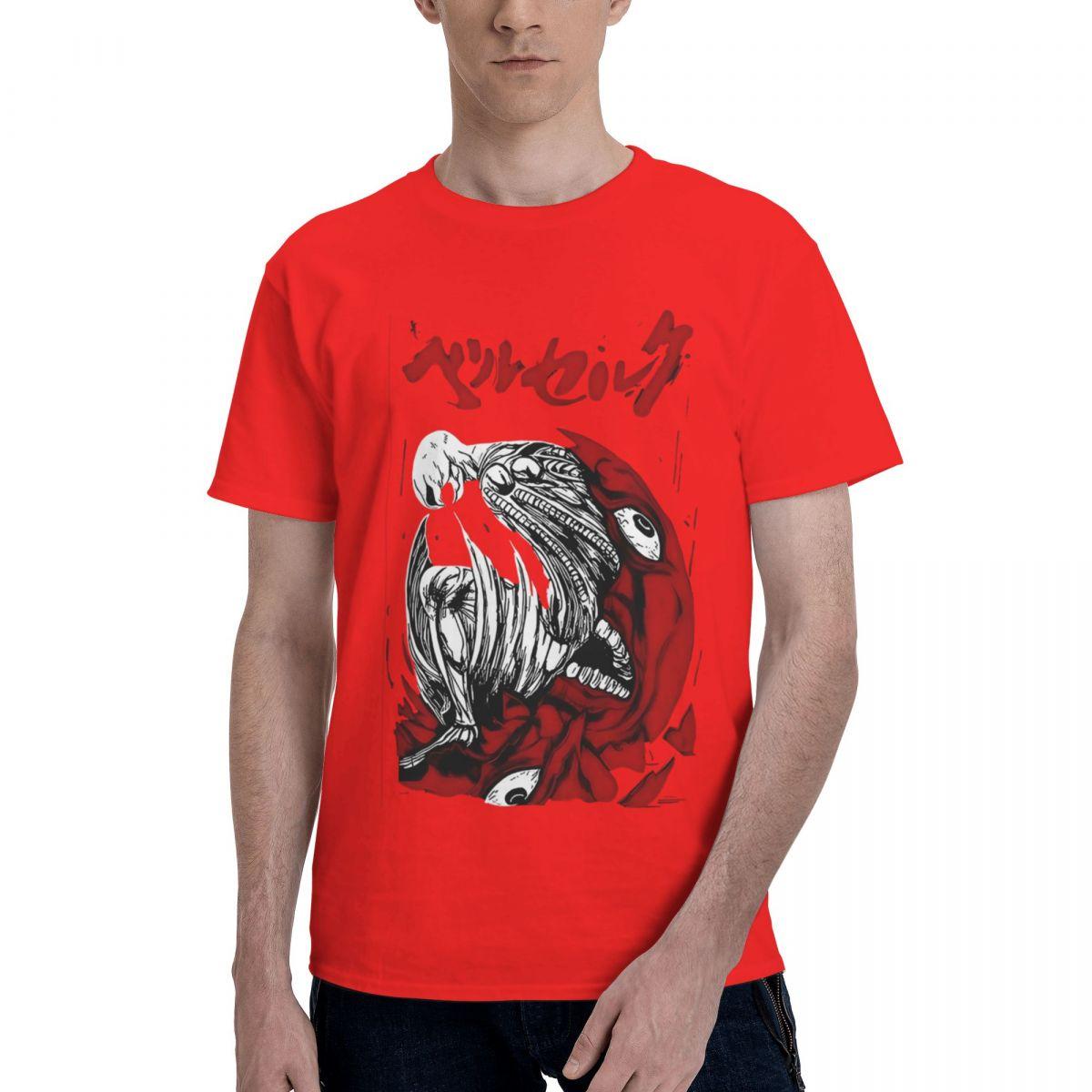 Berserk 100 Cotton Casual Breathable Confortable Summer High End Mens Clothing Tshirts Men S