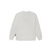 Li-Ning X Jason Wu Fashion Sports Series Letter Print Pullover Sweatshirt Unisex Tops Off-White AWDRH08-1