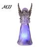Religious Gift for Women Guardian Angel Night Light, Small Prayer Reading Playing Music Ice Texture Decor Figurine with LED Light Desk, Table,