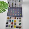 Christmas Advent Calendar Crystal Mineral Gift Box Rock Stone Collections Pebbles Polished Gravel Raw Crystal Chakra Stone