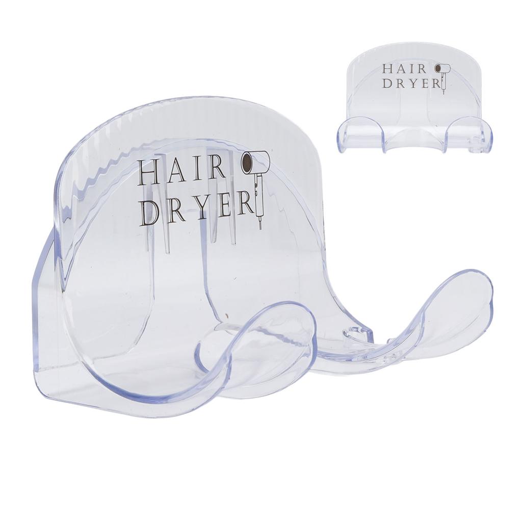 Hair Dryer Holder, Wall Mounted Hair Dryer Holder, No Drilling, Hair Tool with Space Saving Design, for Bathroom