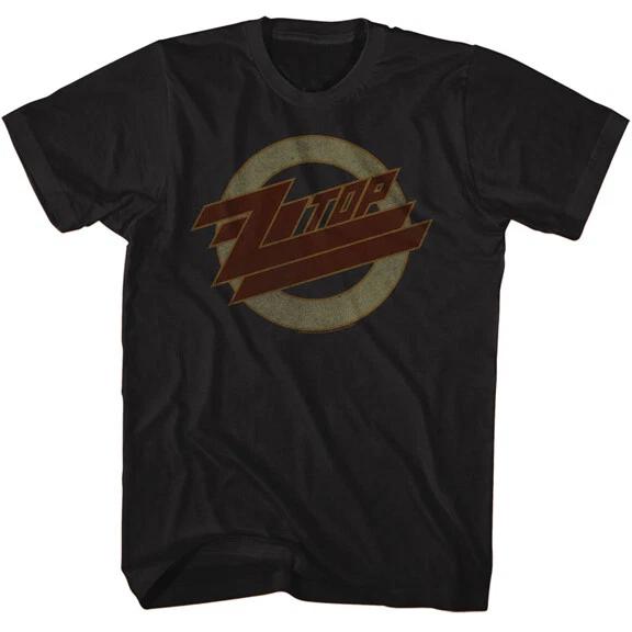 ZZ Top Band Verblasstes Logo Herren T-Shirt Rockmusik Band Merch