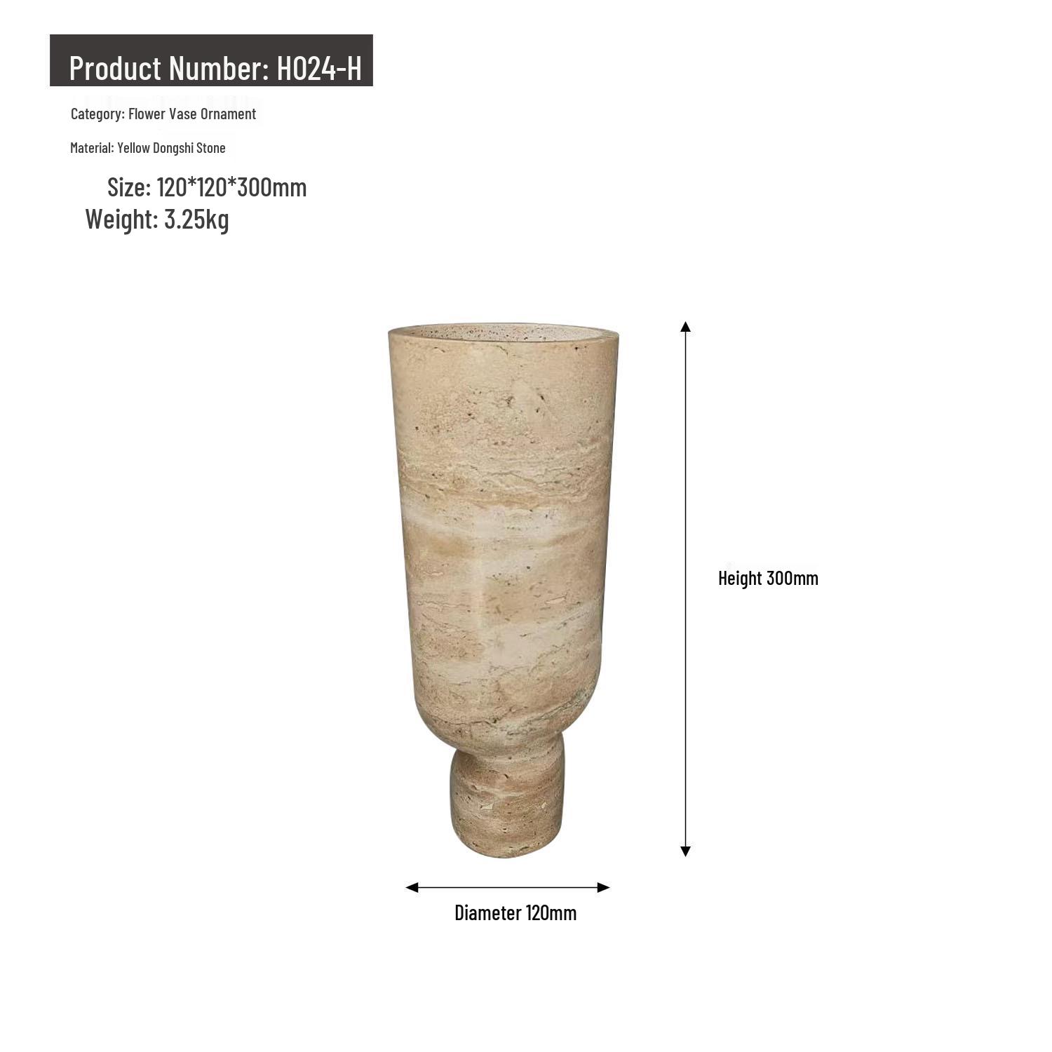 

Простая современная черно-белая мраморная ваза для декора гостиной, спальни или прихожей