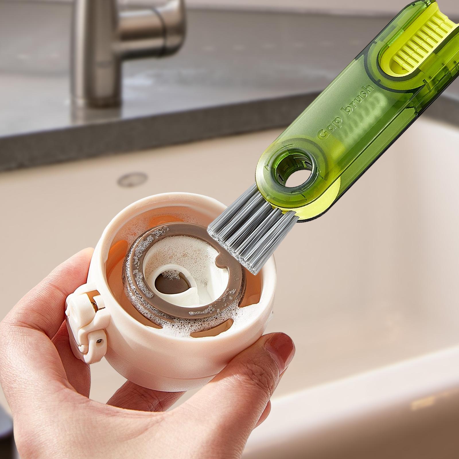 

Multifunctional Cleaning Brush ,Glass Cover Cleaning Crevice Brush Groove for Cups