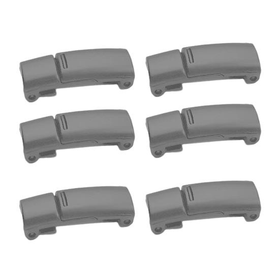 6Pcs Magnetic Lazy Shoelace Buckle Set No Tie Quick Lock Laces Clips Save Time Energy Double Lock