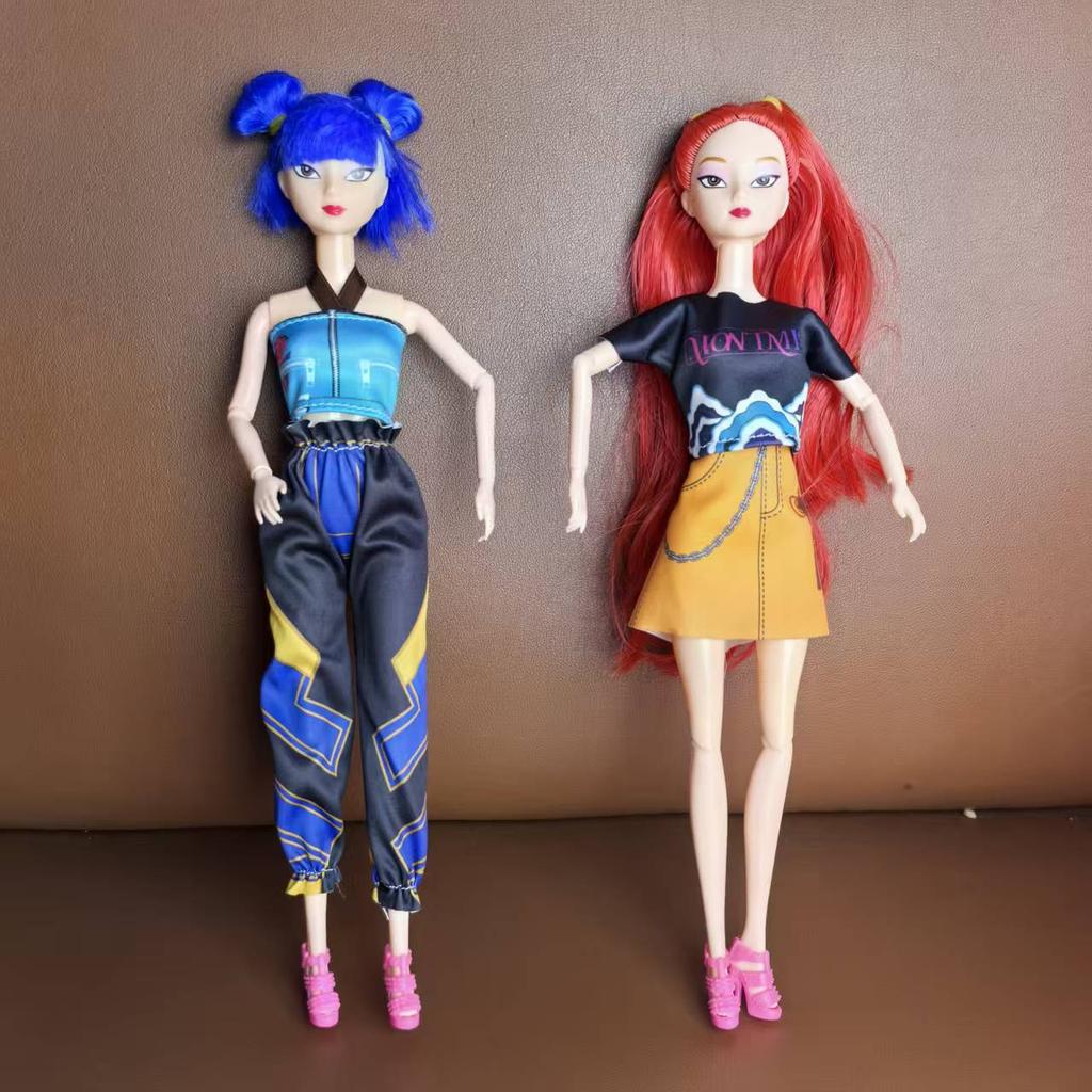 Kpop Demon Hunters Action Figure Toy Rumi Mira Zoey Figure Vinyl Toy DIY Fashion Dolls K Pop Demon Hunters For Fans Gift