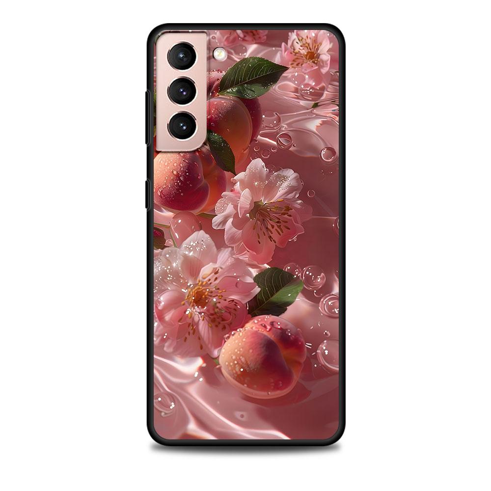 

Orange Fruit Watermelon Case for Samsung Galaxy S23 S10e S10 S21 FE S22 S9 S24 Ultra S20 Plus Soft Black TPU Phone Cover Bumper Samsung S9