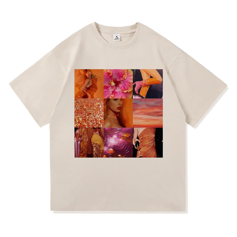 New Album The Life of A Showgirl TShirt 2025 Retro Men Women Clothing Harajuku High Quality Tops for Lover Gifts Cotton TShirts