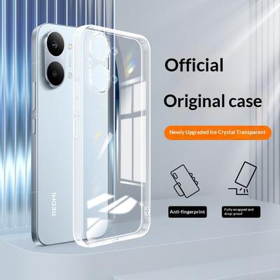 Luxury Crystal Clear Phone Cases for POCO X8 Pro Max POCOX8ProMax Slim Transparent Invisible Shockproof TPU Back Cover