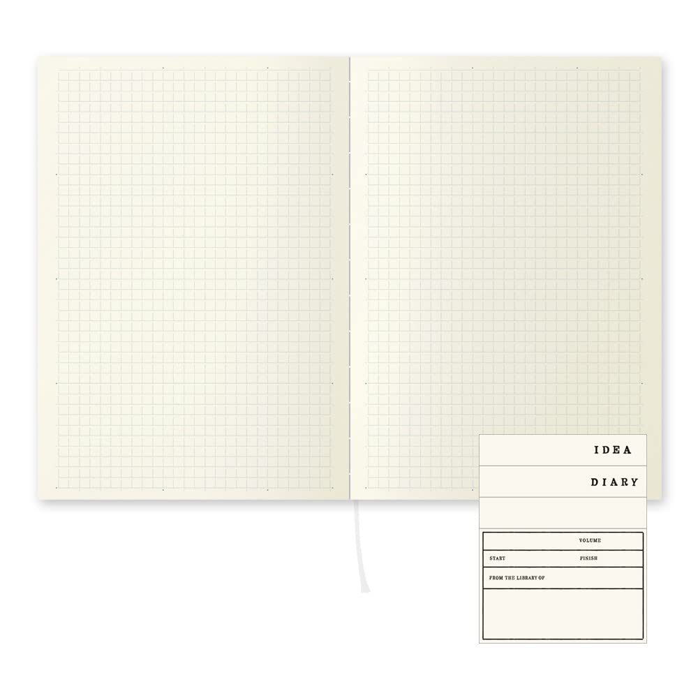 DESIGNPHIL MIDORI MD Grid 15295006 Notebook, A5, A,