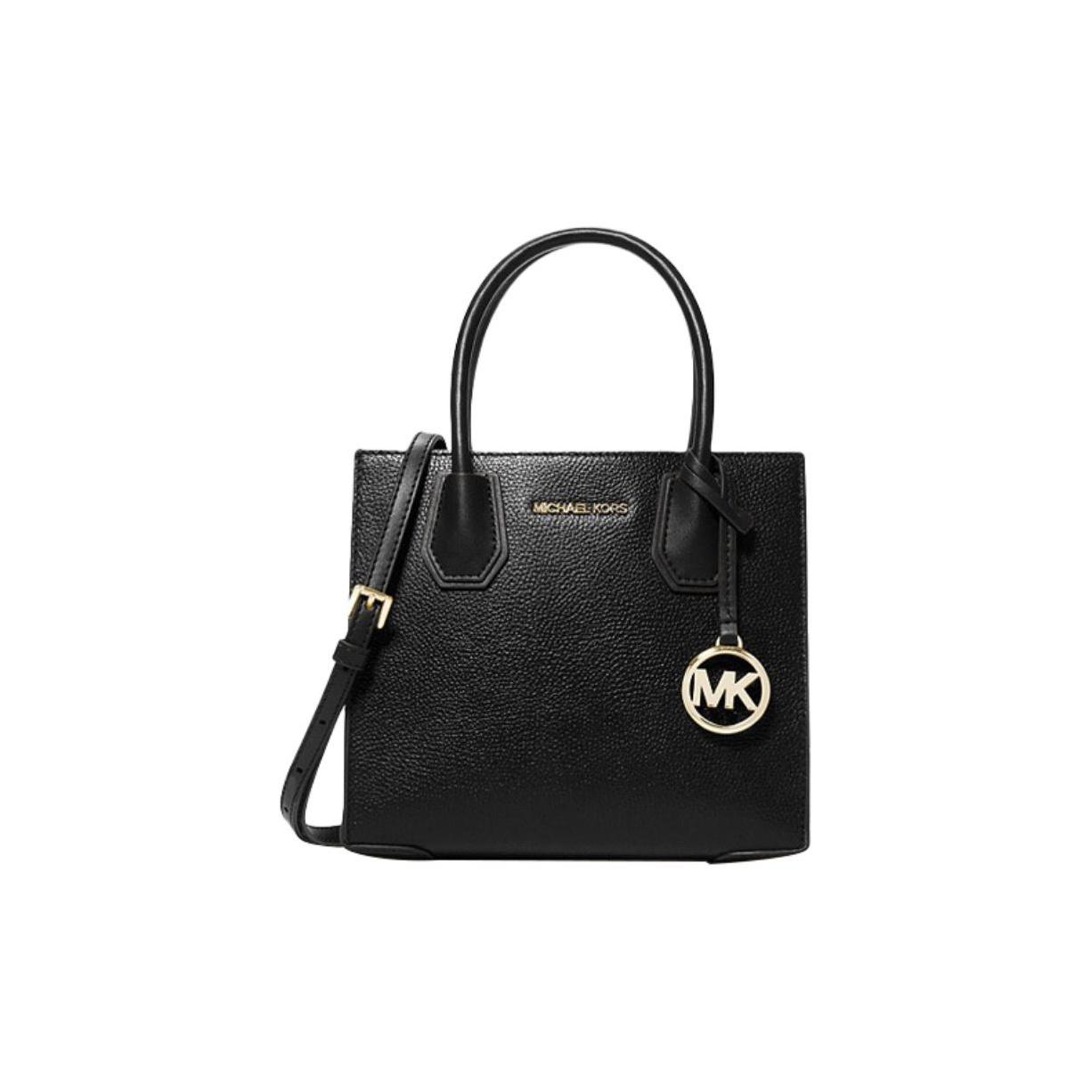 

Michael Kors MK Mercer Solid Logo Accordion Crossbody Bag Women Handbags Black 35S1GM9M2L-001 Basic Set (Bag+Dust Bag)