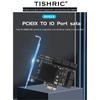PCIE Sata 1X To 2/6/10/16 Ports SATA3.0 PCI-E Expansion Card Adapter PCI Express Multiplier PCIE3.0 Sata Controller Add On Cards