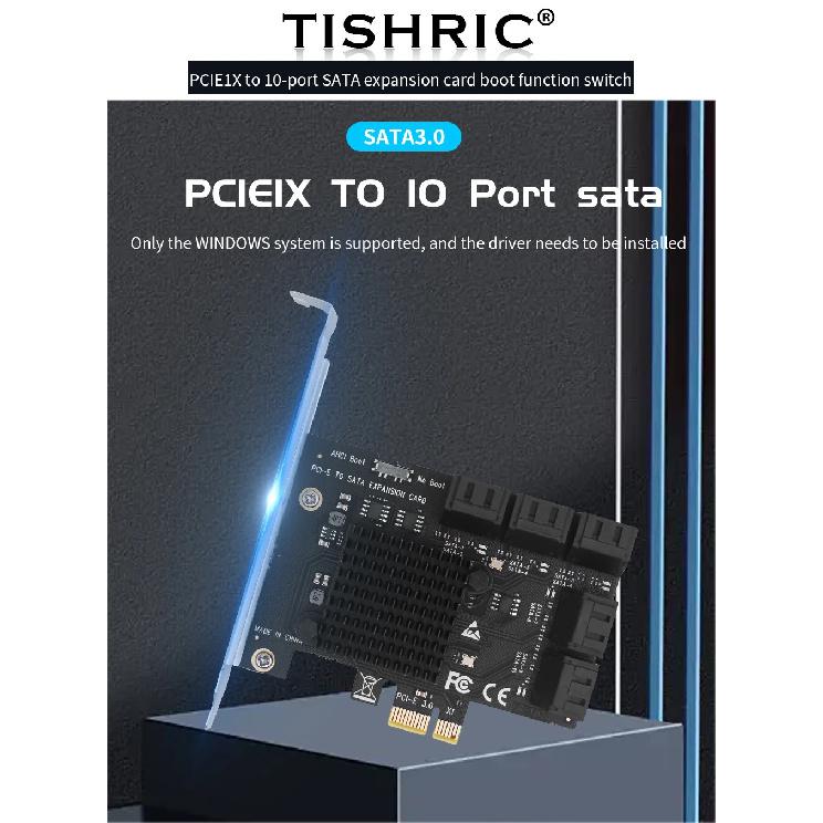 PCIE Sata 1X To 2/6/10/16 Ports SATA3.0 PCI-E Expansion Card Adapter PCI Express Multiplier PCIE3.0 Sata Controller Add On Cards