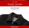 Woodpecker Dad Winter Coat Set: Warm Fleece-Lined Jacket for Middle-Aged and Elderly Men