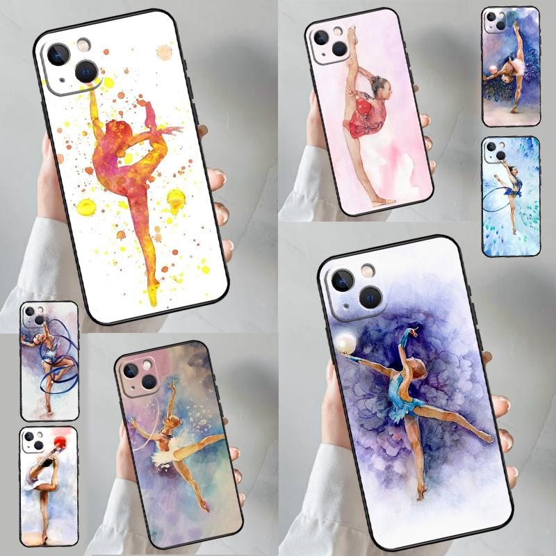 Gymnastics Oil Painting For OnePlus 13R 12R 10R 13T 10T 8T 11 12 13 15 Case For OnePlus Nord 5 CE 2 3 4 Lite N20 N30