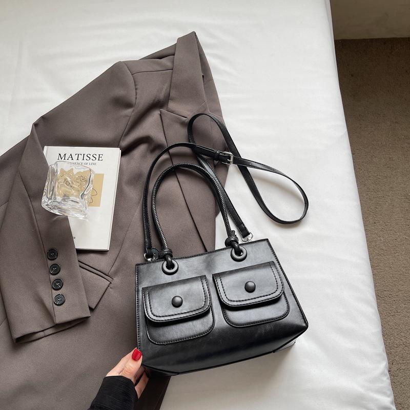 Retro bag women's new summer versatile messenger bag casual portable work commuter bag