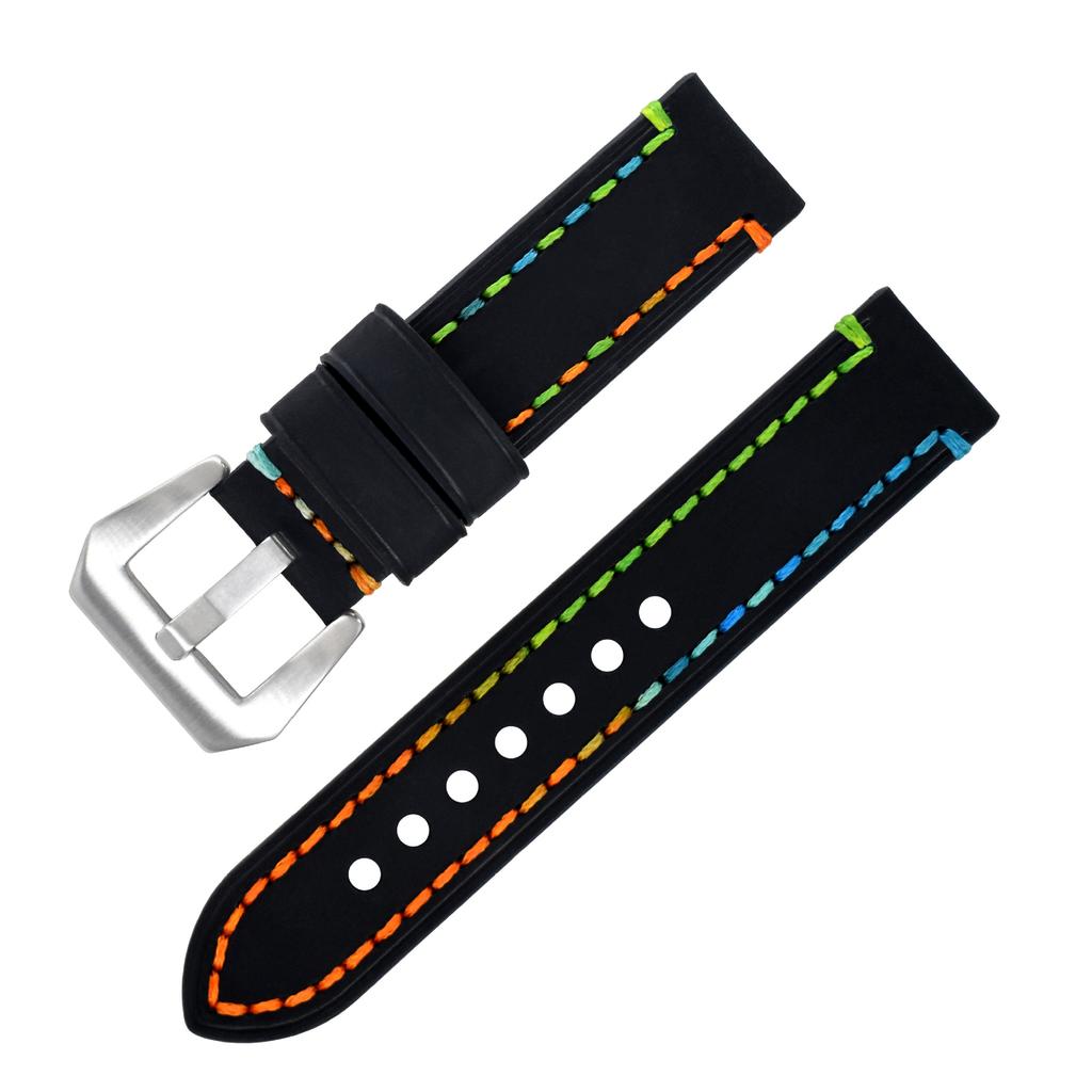 22 Get The Goods, Crazy Horse Leather Strap, High-Quality First-Layer Cowhide Handmade Strap, Watch Accessories.