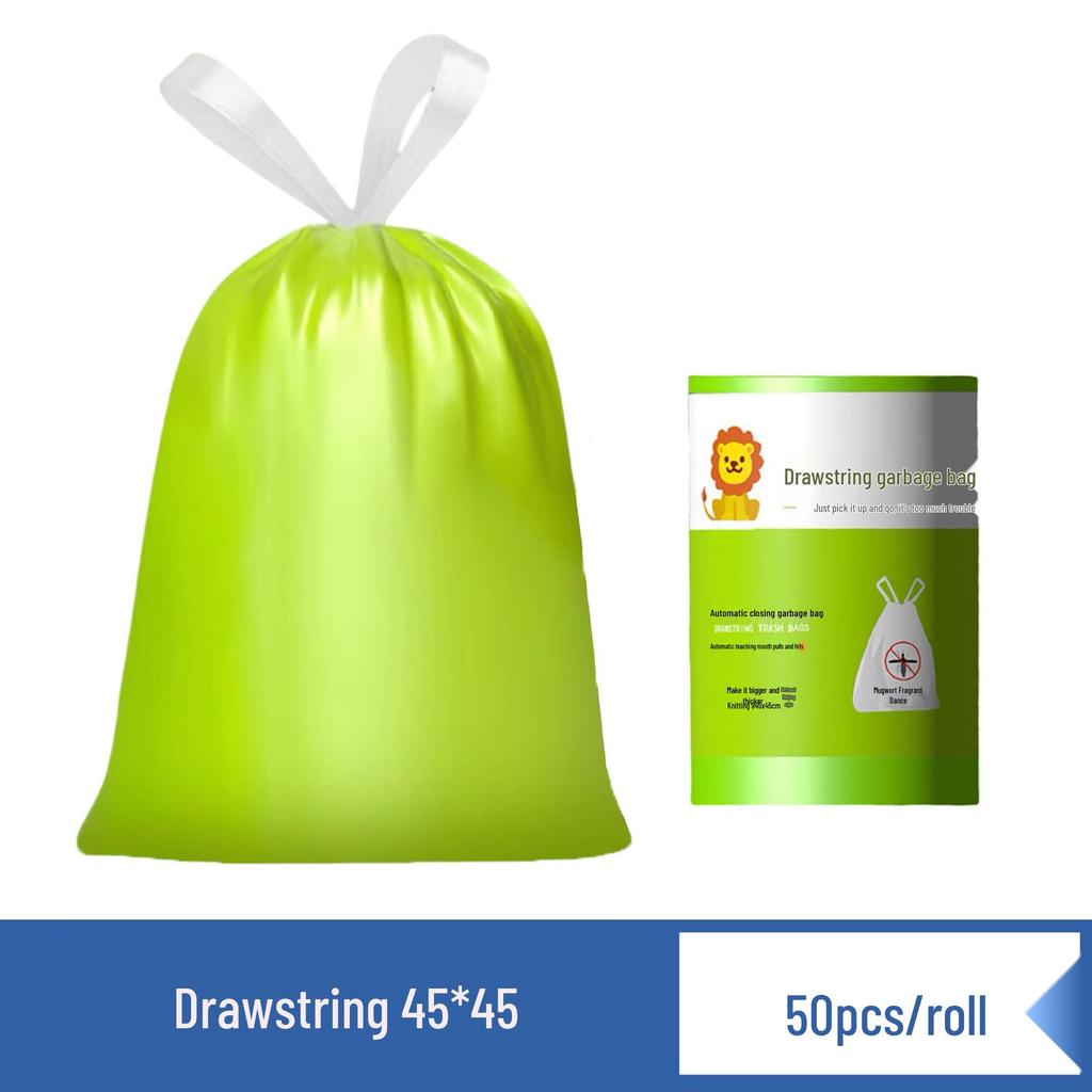 Large Drawstring Trash Bags - Thick, Durable, Kitchen & Home Use