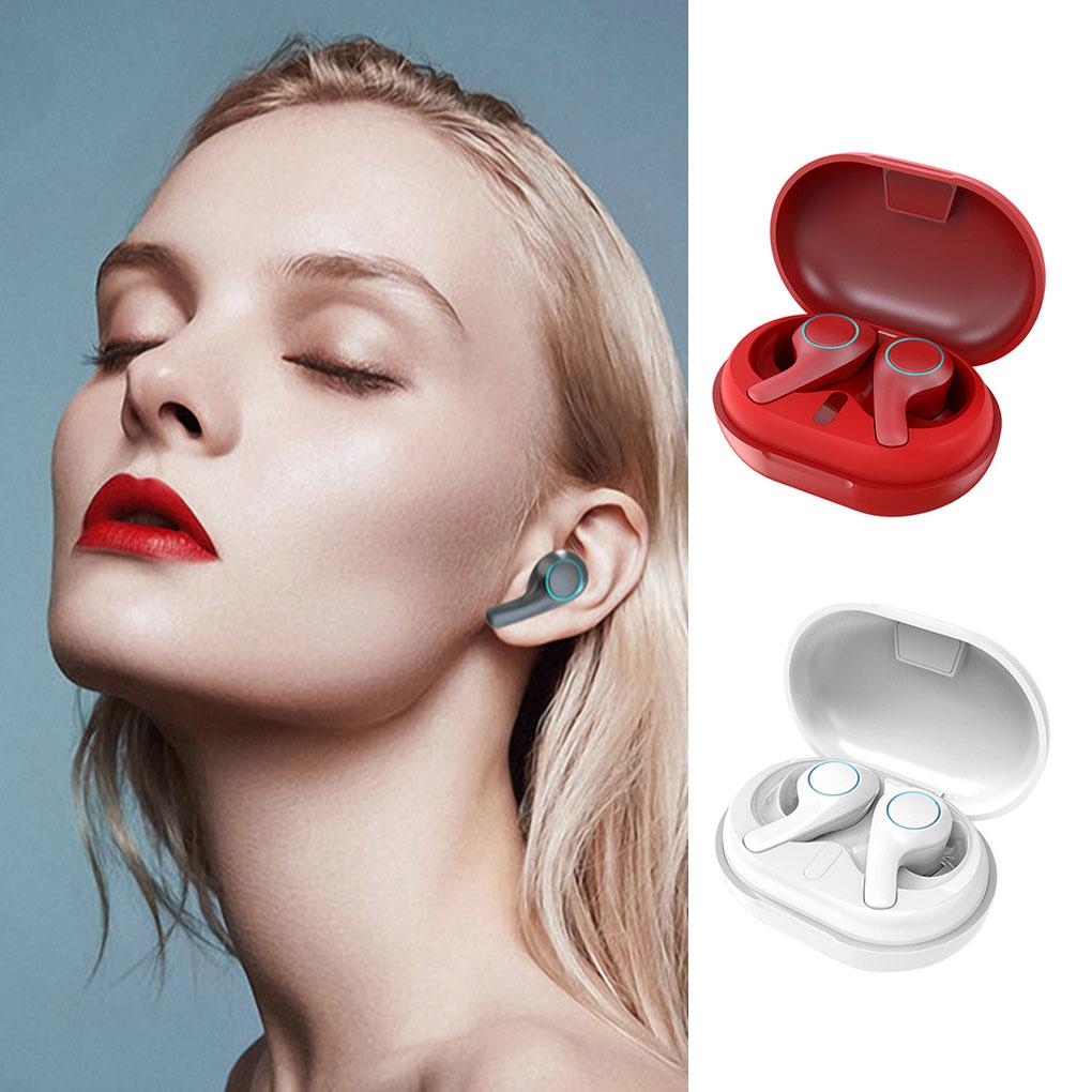 Wireless Earphone 5\.0 with Mic Long Standby Headset Control Wireless Headphone with Charging Case