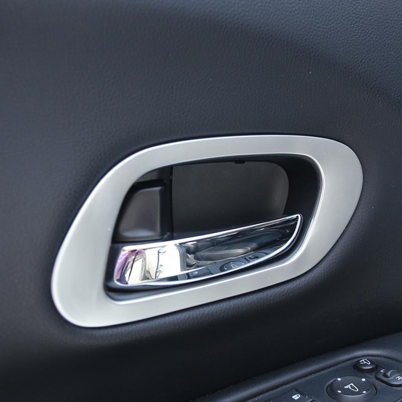 For Honda HRV HR-V 2014 -  Door Handles Sticker Door Handle Cover Decorative trim Car Styling Interior Accessories