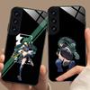 Zenless Zone Zero QingYi Phone Case for Samsung Galaxy S25 S24 S23 S22 S21 S20 Note20 Plus FE Ultra Glass Colorful Cover Luxury