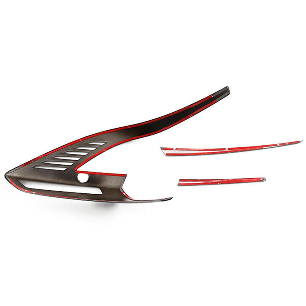 6Pcs Rear Tail Light Lamp Cover Trim For Honda Accord 2018 2019 2020 2021 2022