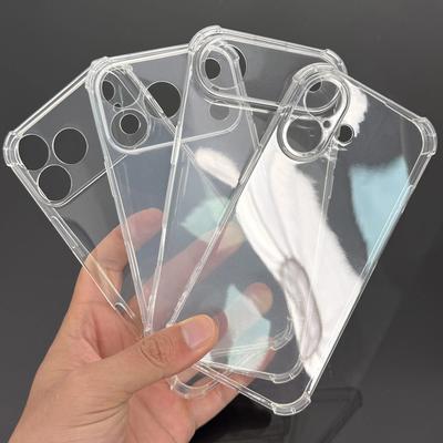 Transparent Shockproof Case for iPhone 17 17 Air 17 Pro 17 ProMax Anti Scratch Corner Anti Yellow Raised Camera Cover