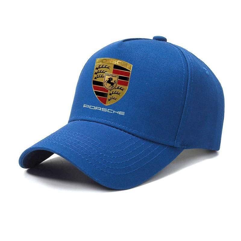 Auto-Emblem Baumwolle Verstellbare Baseballkappe Outdoor-Zubehör Für Porsche Cayenne Panamera Macan Boxster Cayman 718 911 Aufkleber