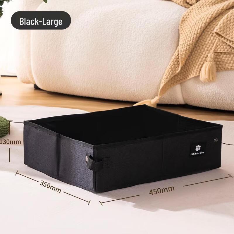 SEE KEAN Portable Foldable Disposable Cat Litter Box