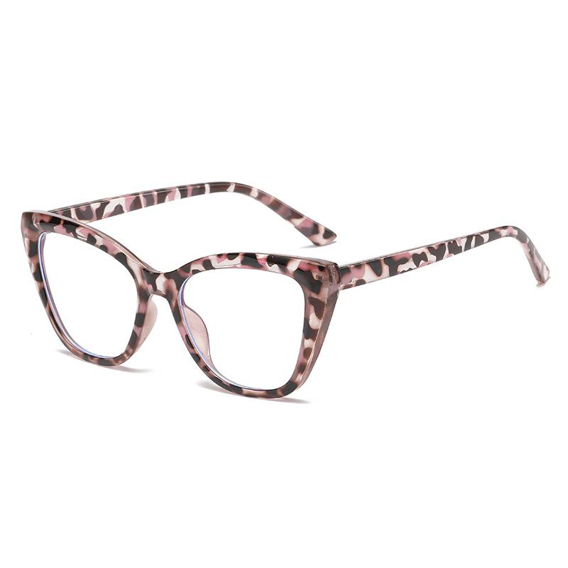 Fashion Luxury Brand Design Cat Eye Patchwork Color Frame Photochromic Anti Blue Ray Computer Women Reading Glasses +1 +2 +3 +4